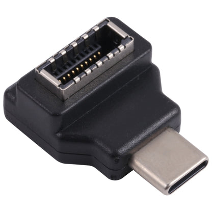 ข้อศอก 90 องศาหญิง Type-E เป็นอะแดปเตอร์โฮสต์คอมพิวเตอร์ชาย USB-C / Type-C, Type-E Female to Type-C Male
