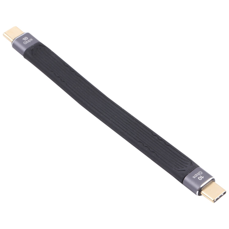 10Gbps Double USB-C / Type-C Soft Flat Data Transmission สายชาร์จเร็ว, Double USB-C / Type-C