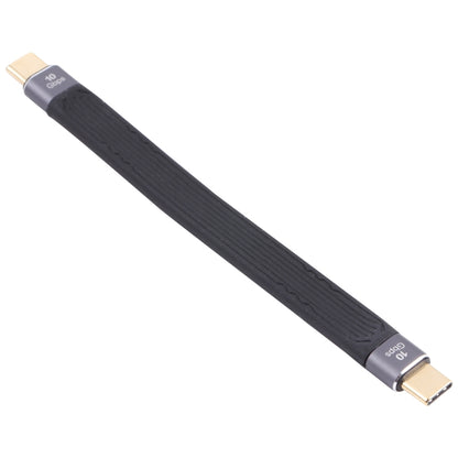 10Gbps Double USB-C / Type-C Soft Flat Data Transmission สายชาร์จเร็ว, Double USB-C / Type-C