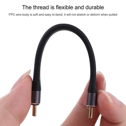 10Gbps Double USB-C / Type-C Soft Flat Data Transmission สายชาร์จเร็ว, Double USB-C / Type-C