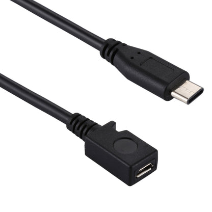 อะแดปเตอร์สายเคเบิล USB-C / Type-C 3.0 ชายเป็น Micro USB หญิง ความยาว: 29 ซม