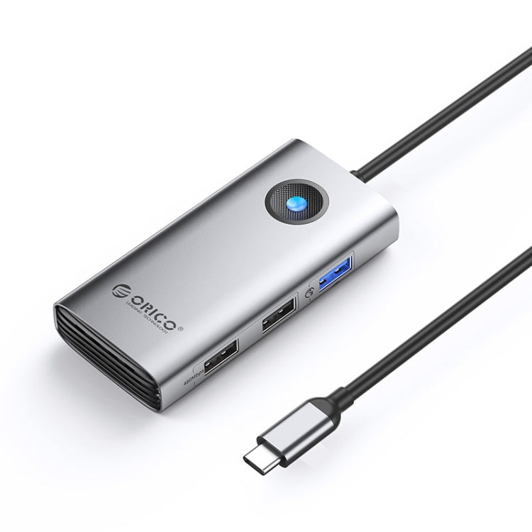 ORICO PW11-5P Type-C / USB-C 5-in-1 5Gbps สถานีเชื่อมต่อมัลติฟังก์ชั่น, PW11-5P