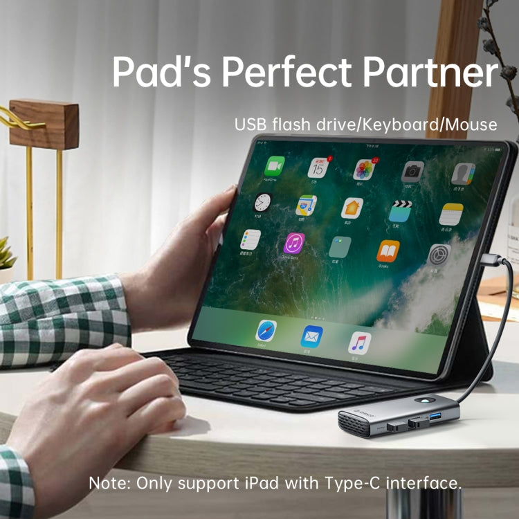 ORICO PW11-5P Type-C / USB-C 5-in-1 5Gbps สถานีเชื่อมต่อมัลติฟังก์ชั่น, PW11-5P