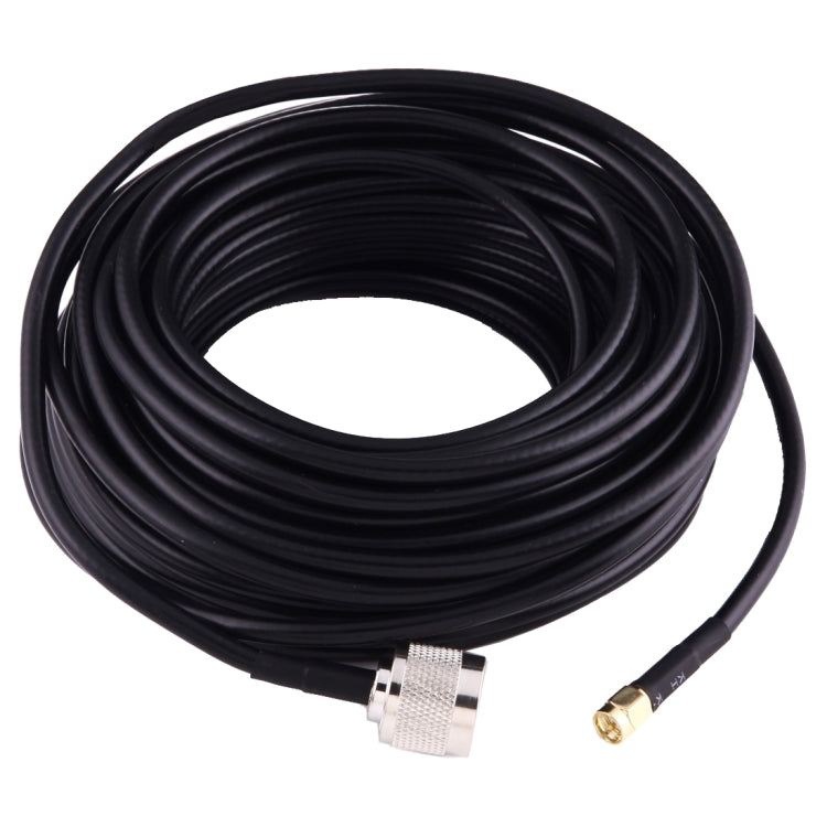 15m SMA ชายไป N ชาย Antenna Pigtail Cable Extension Coax สายจัมเปอร์ RF, 15m SMA Male to N Male