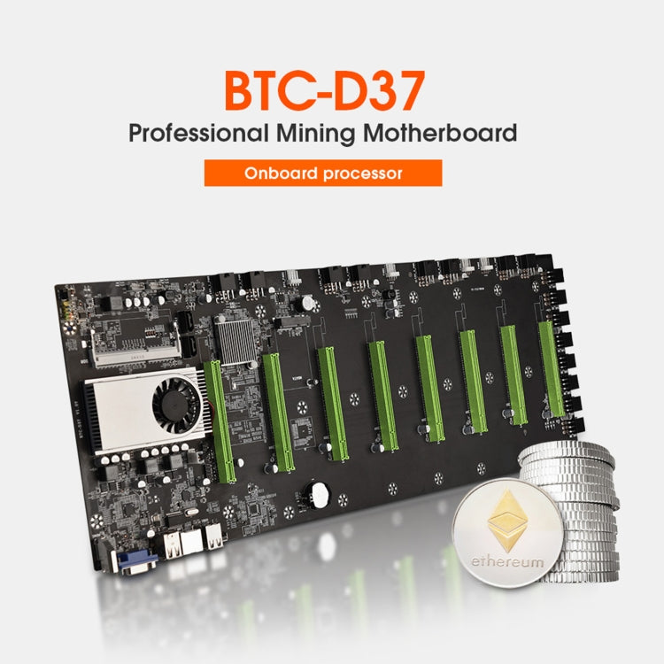 BTC-D37 มาเธอร์บอร์ดการขุดมืออาชีพ