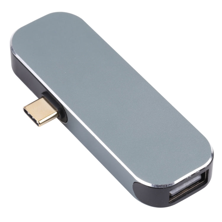5 ใน 1 USB-C / Type-C ชายกับอะแดปเตอร์ USB-C / Type-C + USB คู่ + USB 3.0 แบบคู่, Dual USB-C / Type-C + Dual USB