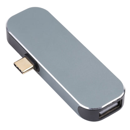 5 ใน 1 USB-C / Type-C ชายกับอะแดปเตอร์ USB-C / Type-C + USB คู่ + USB 3.0 แบบคู่, Dual USB-C / Type-C + Dual USB