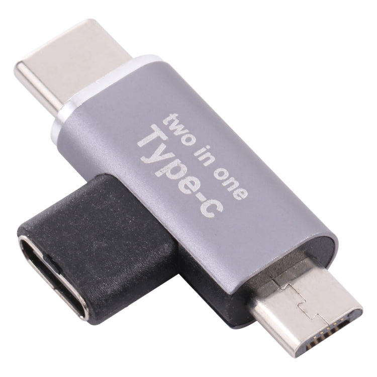 USB-C / Type-C ตัวเมียเป็น USB-C / Type-C ตัวผู้ + ตัวแปลง Micro USB ตัวผู้, Type-C Female to Type-C + Micro USB Male