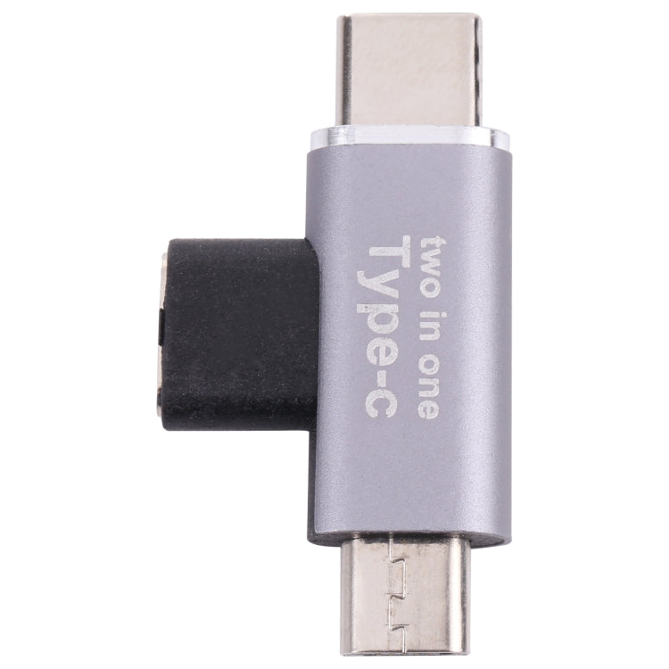 USB-C / Type-C ตัวเมียเป็น USB-C / Type-C ตัวผู้ + ตัวแปลง Micro USB ตัวผู้, Type-C Female to Type-C + Micro USB Male