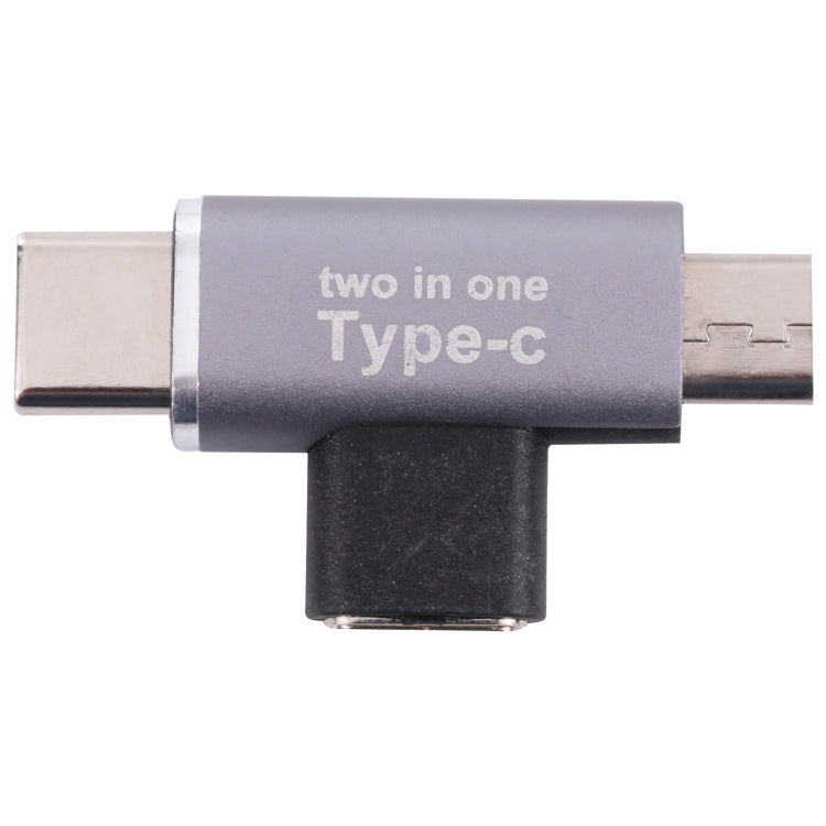 USB-C / Type-C ตัวเมียเป็น USB-C / Type-C ตัวผู้ + ตัวแปลง Micro USB ตัวผู้, Type-C Female to Type-C + Micro USB Male