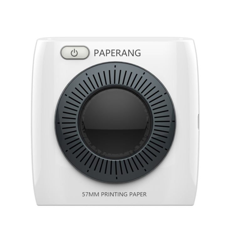 PAPERANG P2 เครื่องพิมพ์บลูทูธแบบพกพาโทรศัพท์ถ่ายภาพความร้อนเครื่องพิมพ์การเชื่อมต่อไร้สาย, P2 White