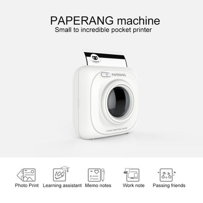 PAPERANG P1 แบบพกพา ABS Bluetooth 4.0 เครื่องพิมพ์ความร้อนโทรศัพท์เครื่องพิมพ์การเชื่อมต่อไร้สาย, P1 White