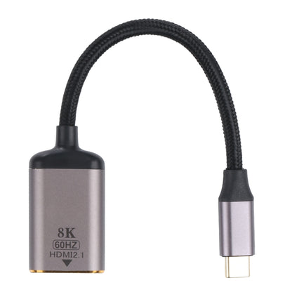 สายเคเบิลอะแดปเตอร์ตัวผู้ HDMI 8K 60Hz HDMI เป็น USB-C / Type-C, HDMI Female to Type-C Male Cable
