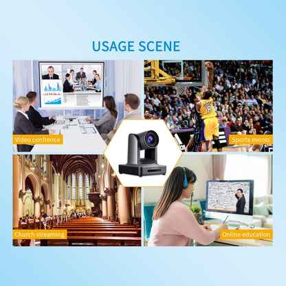 FEELWORLD POE20X ออพติคอลซูม 20 เท่าพร้อมกันกล้อง PTZ สตรีมมิ่งสดปลั๊ก EU และ US, POE20X