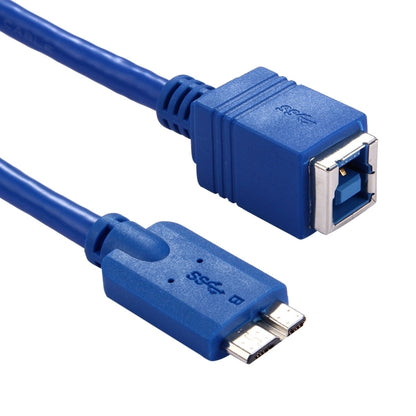 สายเคเบิลอะแดปเตอร์เชื่อมต่อ USB 3.0 B Female ถึง Micro B ขนาด 30 ซม. สำหรับเครื่องพิมพ์ / ฮาร์ดดิสก์, BF to Micro BM, Length: 30cm
