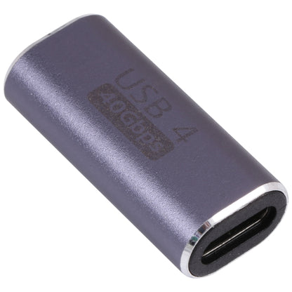อะแดปเตอร์โลหะผสม USB-C / Type-C 4.0 หญิงถึงหญิงขนาด 40Gbps, Type-C 4.0 F to F