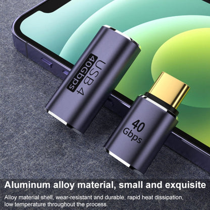 อะแดปเตอร์โลหะผสม USB-C / Type-C 4.0 หญิงถึงหญิงขนาด 40Gbps, Type-C 4.0 F to F