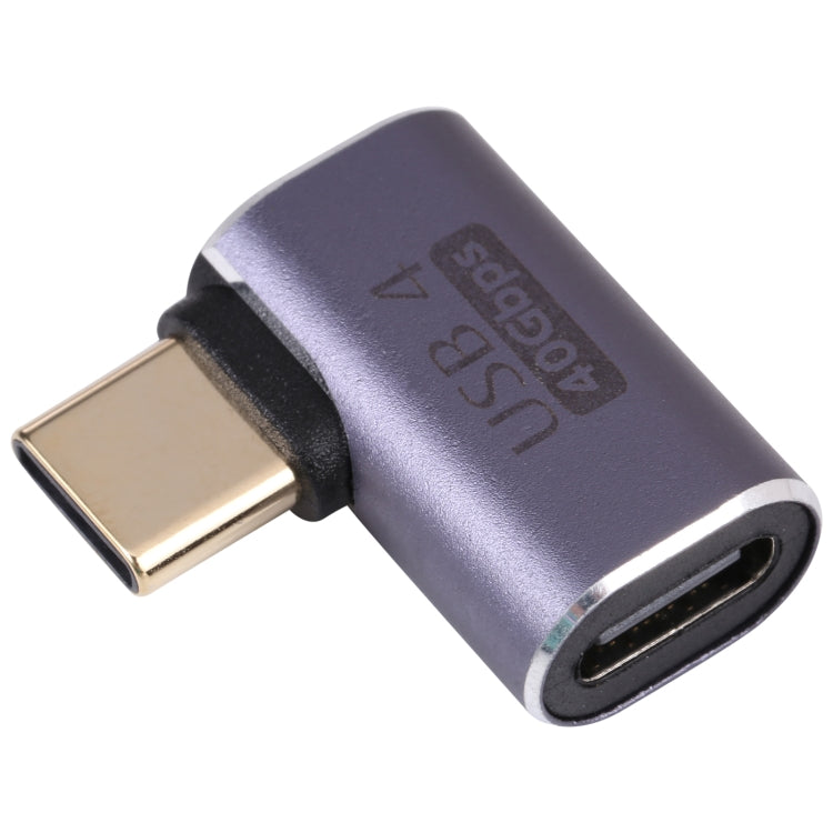 อะแดปเตอร์ข้อศอกชายกับหญิง USB-C / Type-C 40Gbps, Type-C 4.0 M to F Elbow 1