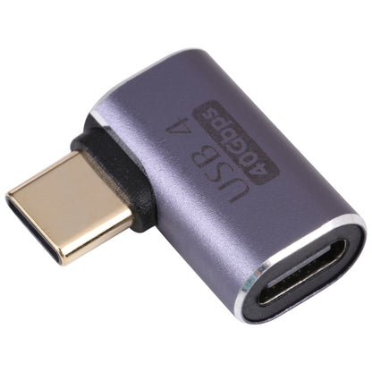 อะแดปเตอร์ข้อศอกชายกับหญิง USB-C / Type-C 40Gbps, Type-C 4.0 M to F Elbow 1