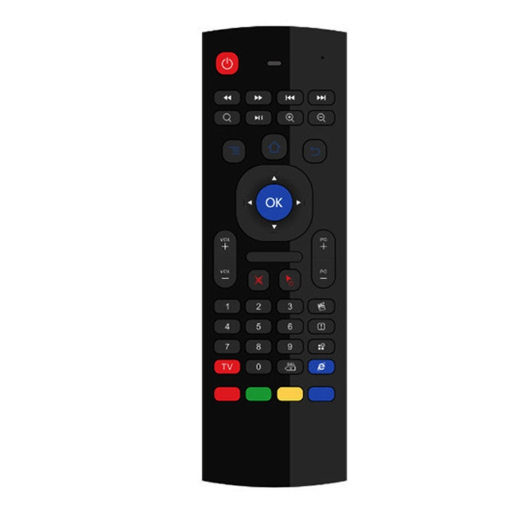 MX3 Voice Version 2.4GHz Fly Air Mouse คีย์บอร์ดไร้สายรีโมทคอนโทรลพร้อม Gyroscope