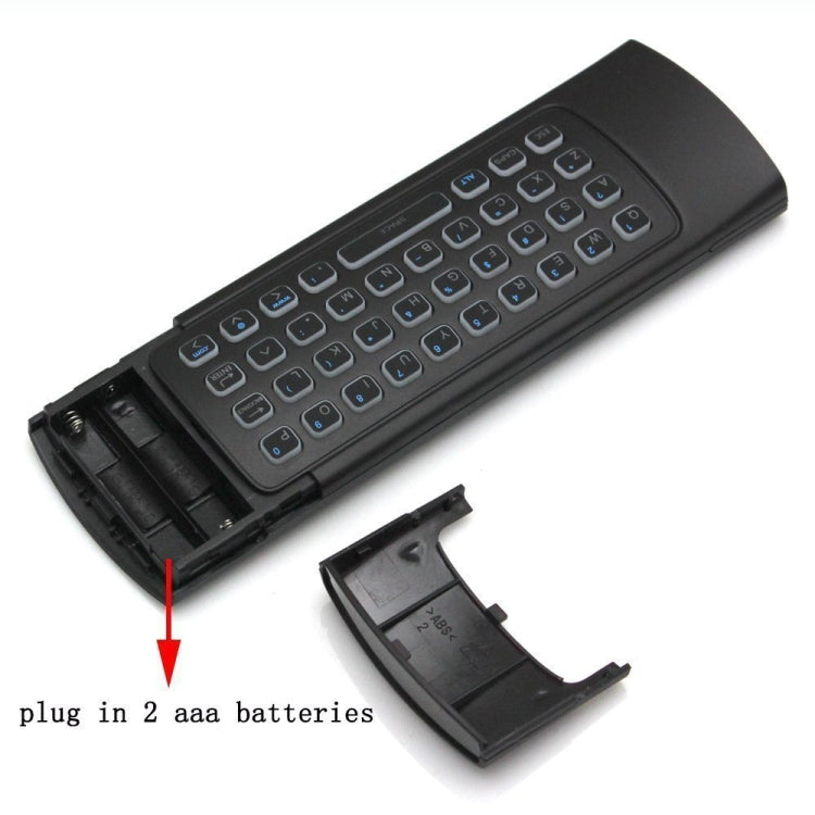 MX3-L เสียงพร้อมแบ็คไลท์ 2.4GHz Fly Air Mouse คีย์บอร์ดไร้สายรีโมทคอนโทรล, Voice with Backlit