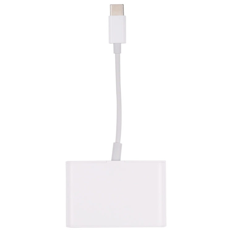 S-205 การ์ด CF 3 ใน 1 / การ์ด TF / เครื่องอ่านการ์ด SD สำหรับอุปกรณ์ USB-C / Type-C, S-205