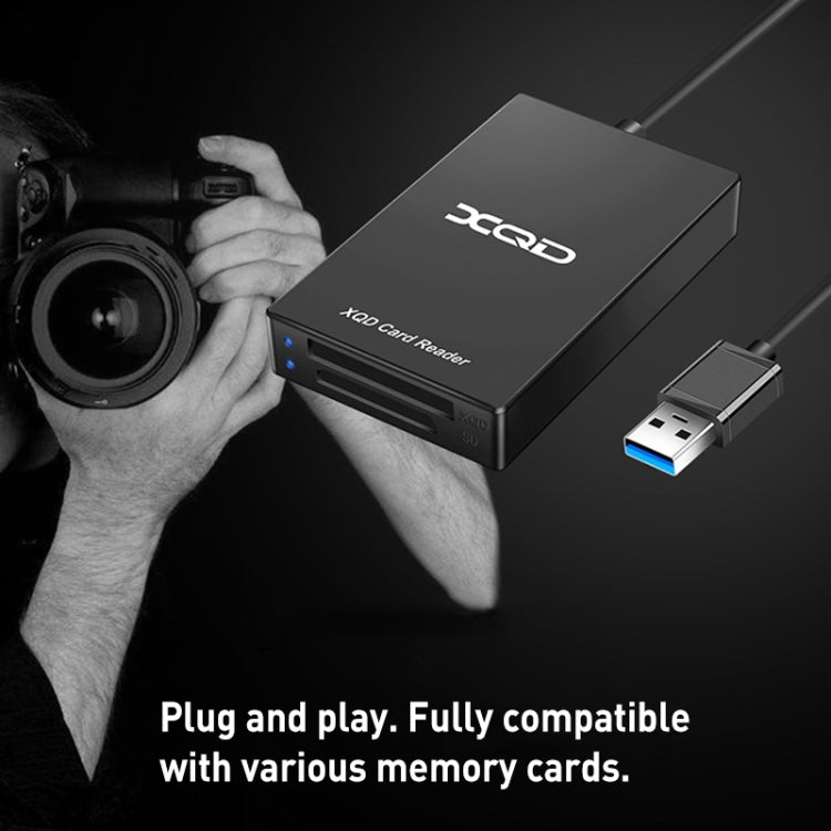 Rocketek XQD312 Type-C ถึง SD / XQD เครื่องอ่านการ์ด 2 ใน 1, Type-C