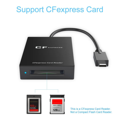 Rocketek CR315 USB3.1 Gen2 Type-C CFexpress Type B เครื่องอ่านการ์ด, CR315