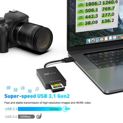Rocketek CR315 USB3.1 Gen2 Type-C CFexpress Type B เครื่องอ่านการ์ด, CR315