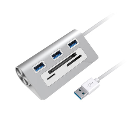 Rocketek HC423 USB3.0 x 3 + อะแดปเตอร์ฮับเครื่องอ่านการ์ด SD / TF / CF