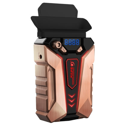 Ice Troll 7 COOLCOLD พัดลมโน๊ตบุ๊คแบบพกพาแล็ปท็อปหม้อน้ำเทอร์โบพัดลมระบายความร้อนเงียบเป็นพิเศษ, AC 220V (สีบรอนซ์)