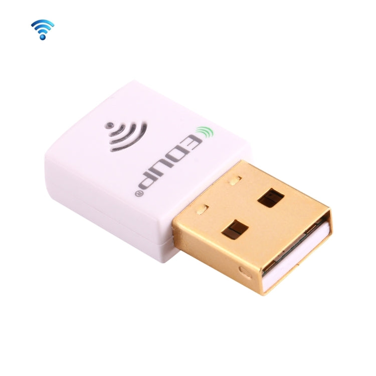 EDUP EP-AC1619 Mini Wireless USB 600Mbps 2.4G / 5.8Ghz 150M + 433M Dual Band WiFi การ์ดเครือข่ายสำหรับ Nootbook/แล็ปท็อป/PC, EP-AC1619 600Mbps (White), EP-AC1619 600Mbps (Black)
