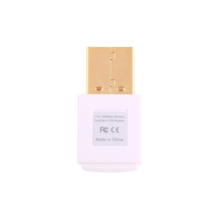 EDUP EP-AC1619 Mini Wireless USB 600Mbps 2.4G / 5.8Ghz 150M + 433M Dual Band WiFi การ์ดเครือข่ายสำหรับ Nootbook/แล็ปท็อป/PC, EP-AC1619 600Mbps (White), EP-AC1619 600Mbps (Black)