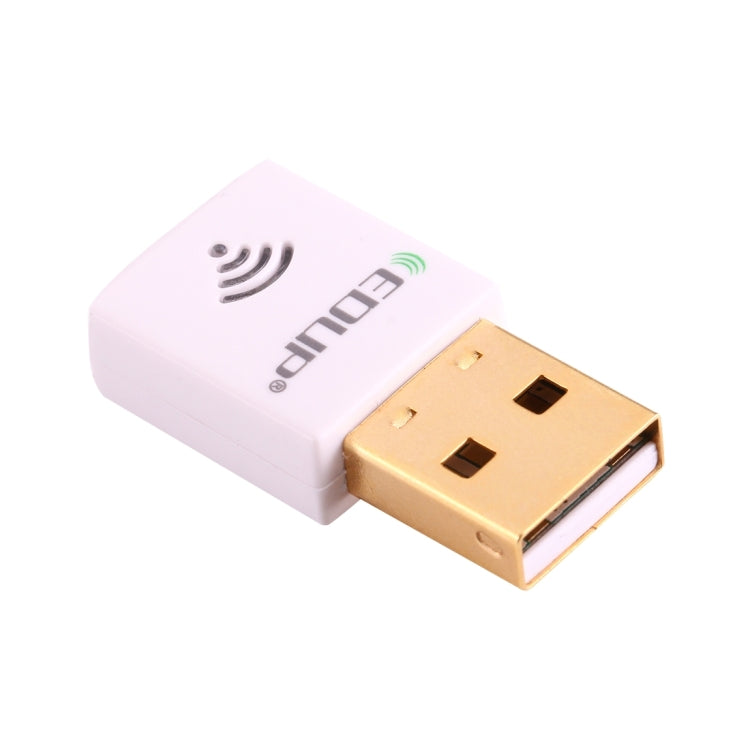 EDUP EP-AC1619 Mini Wireless USB 600Mbps 2.4G / 5.8Ghz 150M + 433M Dual Band WiFi การ์ดเครือข่ายสำหรับ Nootbook/แล็ปท็อป/PC, EP-AC1619 600Mbps (White), EP-AC1619 600Mbps (Black)