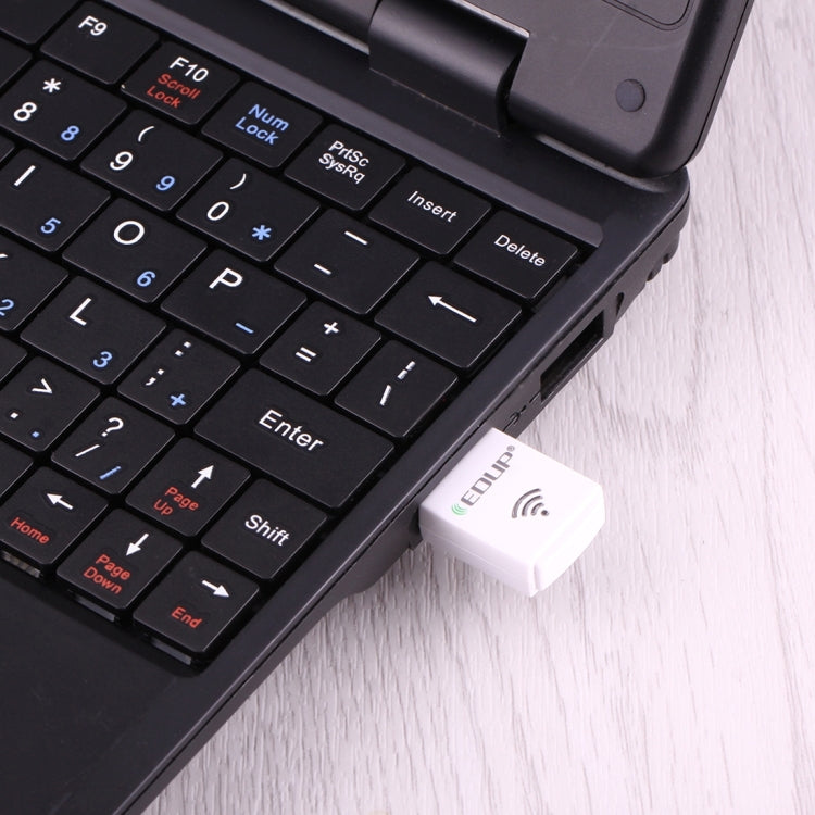 EDUP EP-AC1619 Mini Wireless USB 600Mbps 2.4G / 5.8Ghz 150M + 433M Dual Band WiFi การ์ดเครือข่ายสำหรับ Nootbook/แล็ปท็อป/PC, EP-AC1619 600Mbps (White), EP-AC1619 600Mbps (Black)
