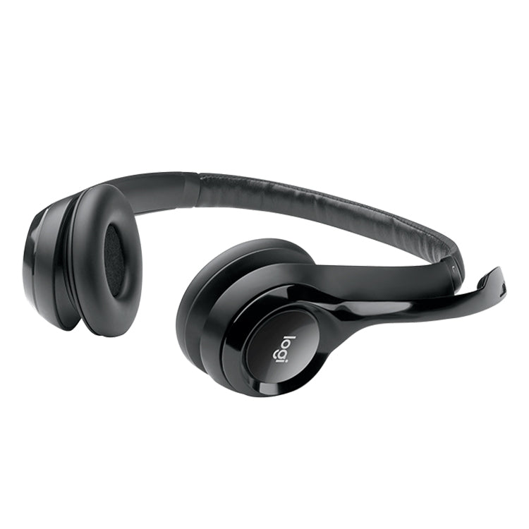 Logitech H390 ชุดหูฟังแบบมีสาย USB หูฟังสเตอริโอพร้อมไมโครโฟนตัดเสียงรบกวน