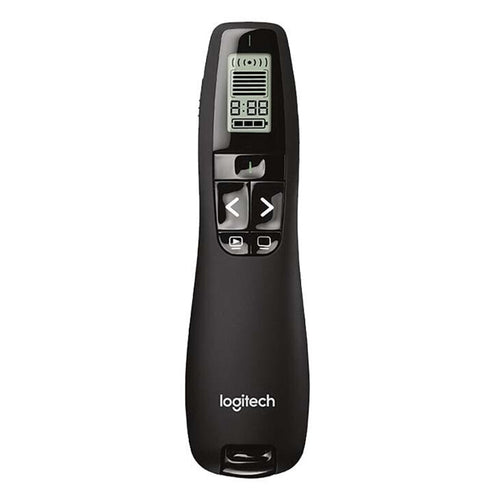 Logitech R800 2.4Ghz USB พรีเซนเตอร์ไร้สาย PPT รีโมทคอนโทรล Flip Pen, R800