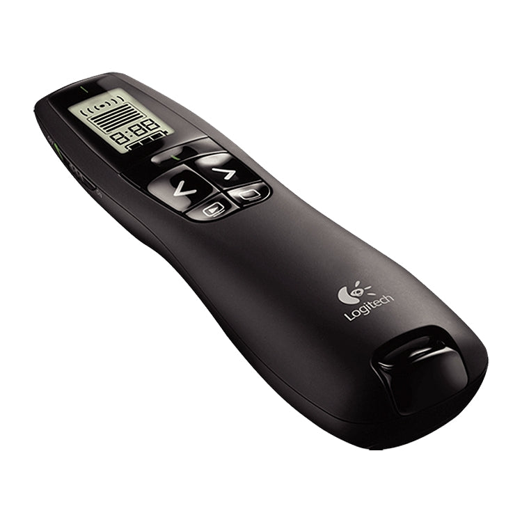 Logitech R800 2.4Ghz USB พรีเซนเตอร์ไร้สาย PPT รีโมทคอนโทรล Flip Pen, R800