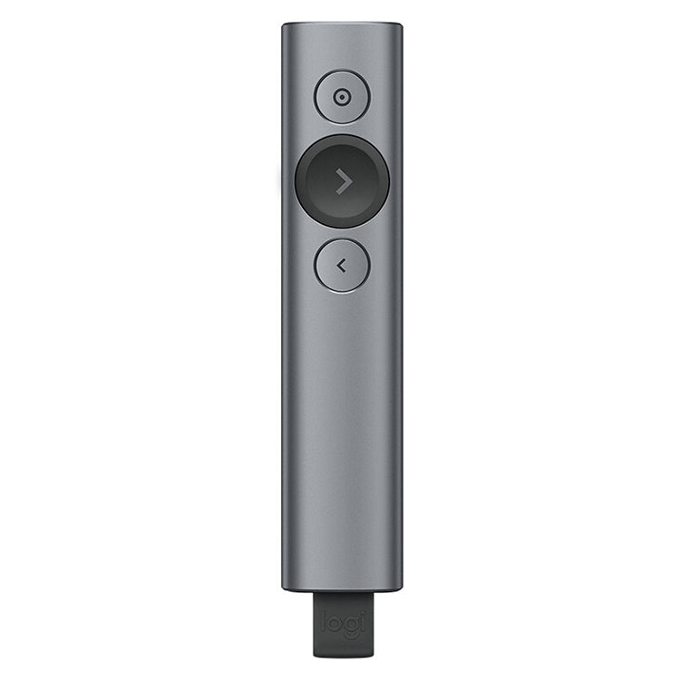 Logitech Spotlight 2.4Ghz USB Wireless Presenter PPT รีโมทคอนโทรล Flip Pen, Spotlight (Grey), Spotlight (Gold)