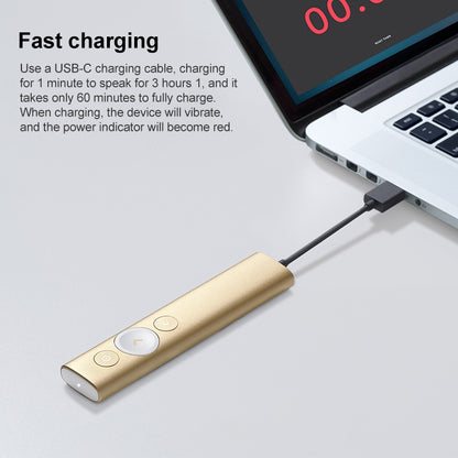 Logitech Spotlight 2.4Ghz USB Wireless Presenter PPT รีโมทคอนโทรล Flip Pen, Spotlight (Grey), Spotlight (Gold)