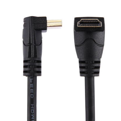 60 ซม.4 K x 2K รุ่น HDMI 2.0 ความเร็วสูง 270 องศามุมขวา HDMI ชาย 270 องศามุมขวา HDMI ชายสาย Ethernet, Right Angle, Length: 60cm