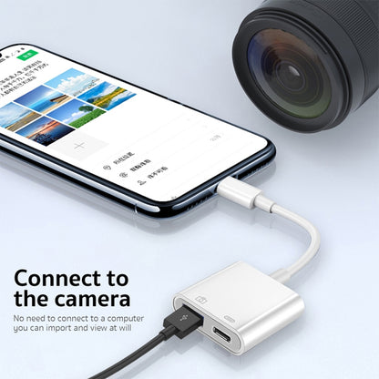 S-211 2 in 1 USB-C / Type-C ตัวผู้เป็น Type-C + อะแดปเตอร์กล้อง USB ตัวเมีย, S-211