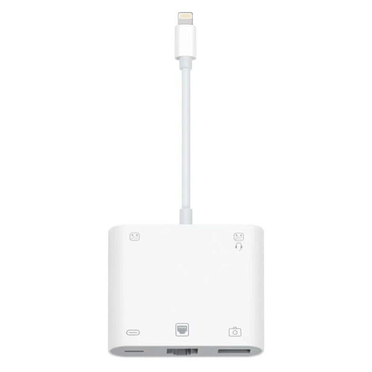 S-330 5 in 1 8 Pin Male ถึง 8 Pin / USB3.0 / RJ45 / 3.5 มม. อะแดปเตอร์หญิง, S-330