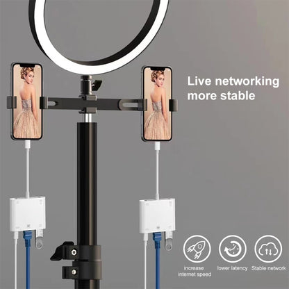 S-330 5 in 1 8 Pin Male ถึง 8 Pin / USB3.0 / RJ45 / 3.5 มม. อะแดปเตอร์หญิง, S-330