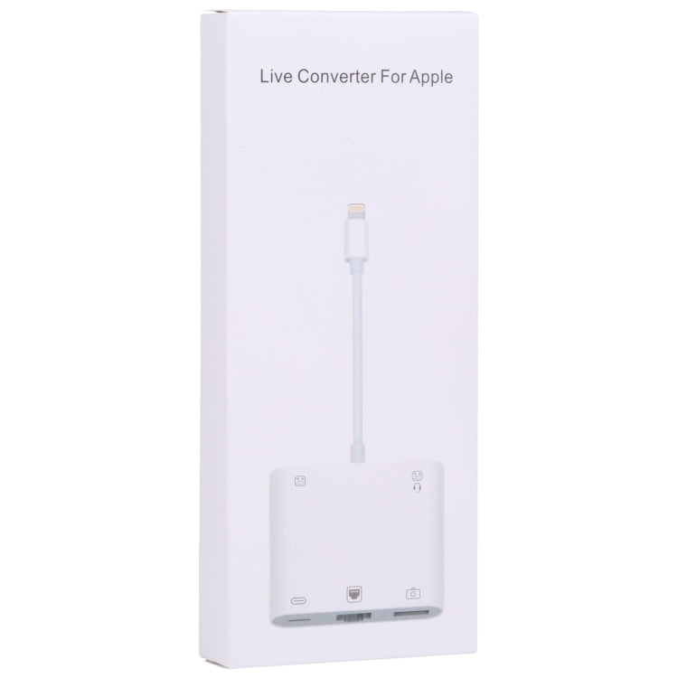 S-330 5 in 1 8 Pin Male ถึง 8 Pin / USB3.0 / RJ45 / 3.5 มม. อะแดปเตอร์หญิง, S-330