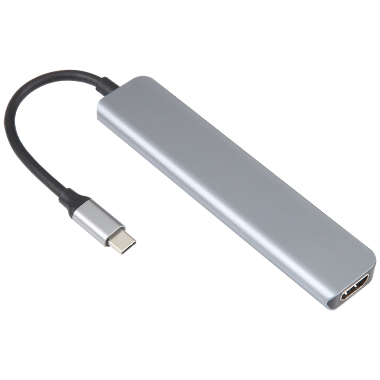 7 in 1 USB-C / Type-C ไปยัง USB Docking Station HUB Adapter, 7 in 1