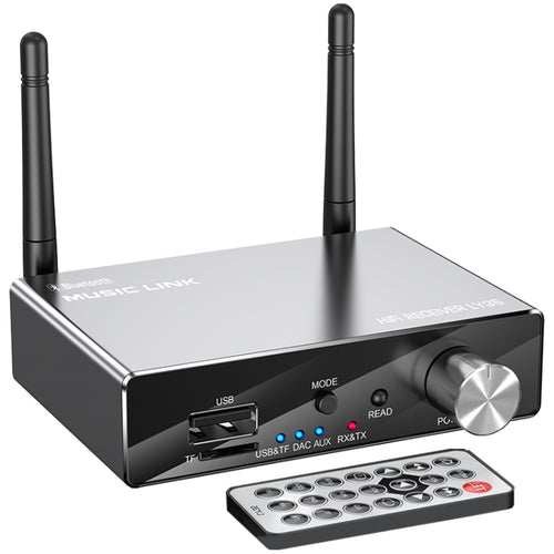 LY35 Optical Fiber Coaxial ดิจิตอลเป็นอะนาล็อก 6 in 1 ตัวรับสัญญาณและเครื่องส่งสัญญาณบลูทูธ, LY35