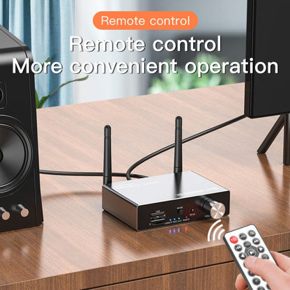LY35 Optical Fiber Coaxial ดิจิตอลเป็นอะนาล็อก 6 in 1 ตัวรับสัญญาณและเครื่องส่งสัญญาณบลูทูธ, LY35