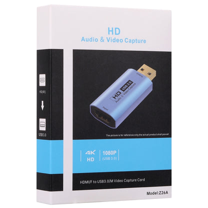 Z26A HDMI/F หญิงถึง USB 3.0/M การ์ดจับภาพวิดีโอ HD ชาย, Z26A