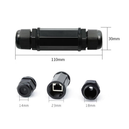 RJ45 กันน้ำ Connector Double Head Lan Coupler Adapter, RJ45 Waterproof Coupler